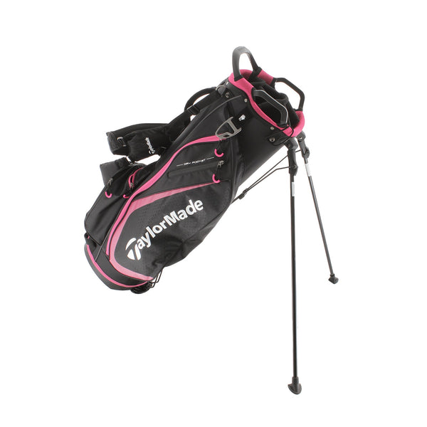TaylorMade Select Plus Stand Bag - Black/Pink
