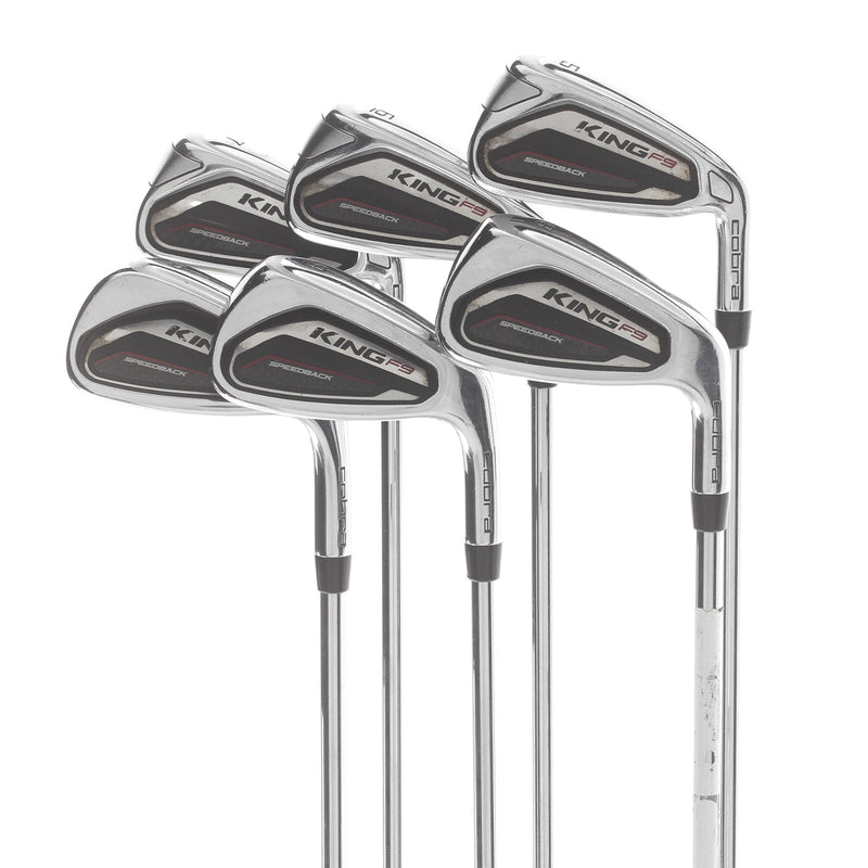 Cobra King F9 Steel Mens Right Hand Irons 5-PW Regular - KBS Tour 90