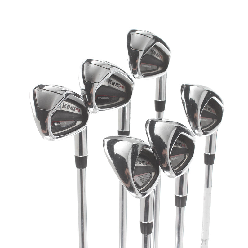 Cobra King F9 Steel Mens Right Hand Irons 5-PW Regular - KBS Tour 90