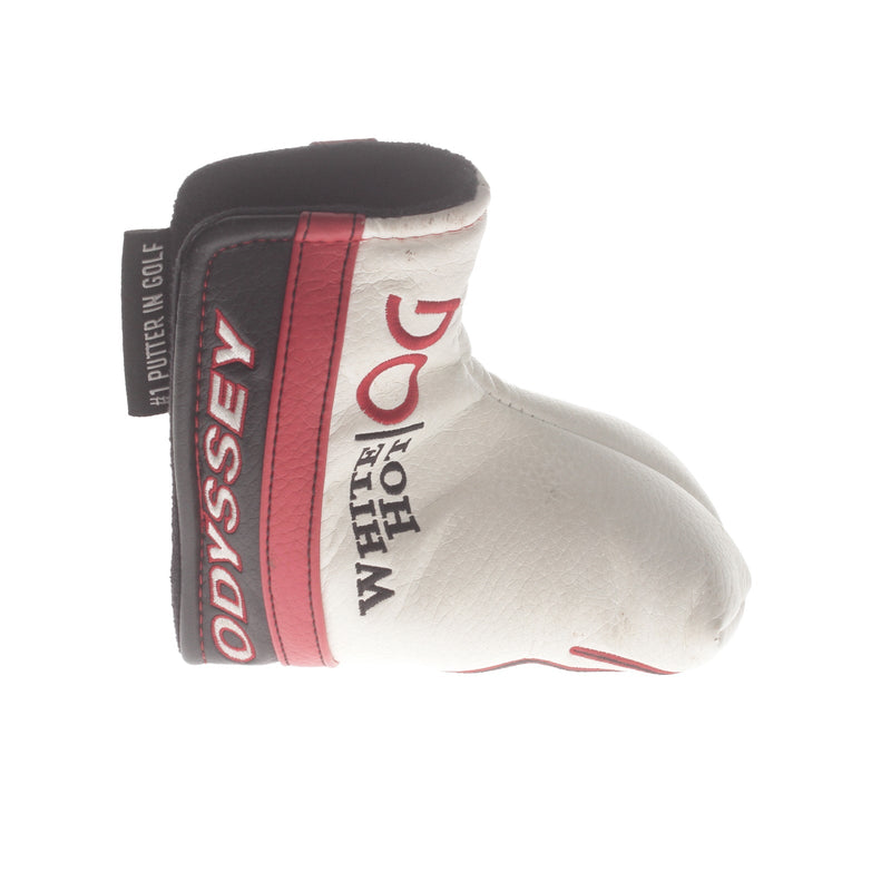 Odyssey White Hot OG Double Wide Mens Right Hand Putter 34.5" Mid-Mallet - Golf Pride Reverse Taper