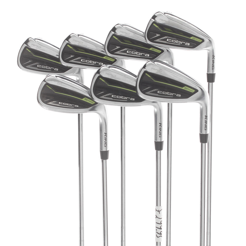 Cobra Radspeed Steel Mens Right Hand Irons 5-SW Regular - KBS Tour 90