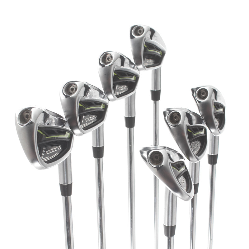 Cobra Radspeed Steel Mens Right Hand Irons 5-SW Regular - KBS Tour 90