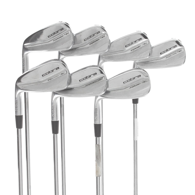 Cobra Forged Tec 22 Steel Mens Left Hand Irons 4-PW Regular - KBS $-Taper Lite