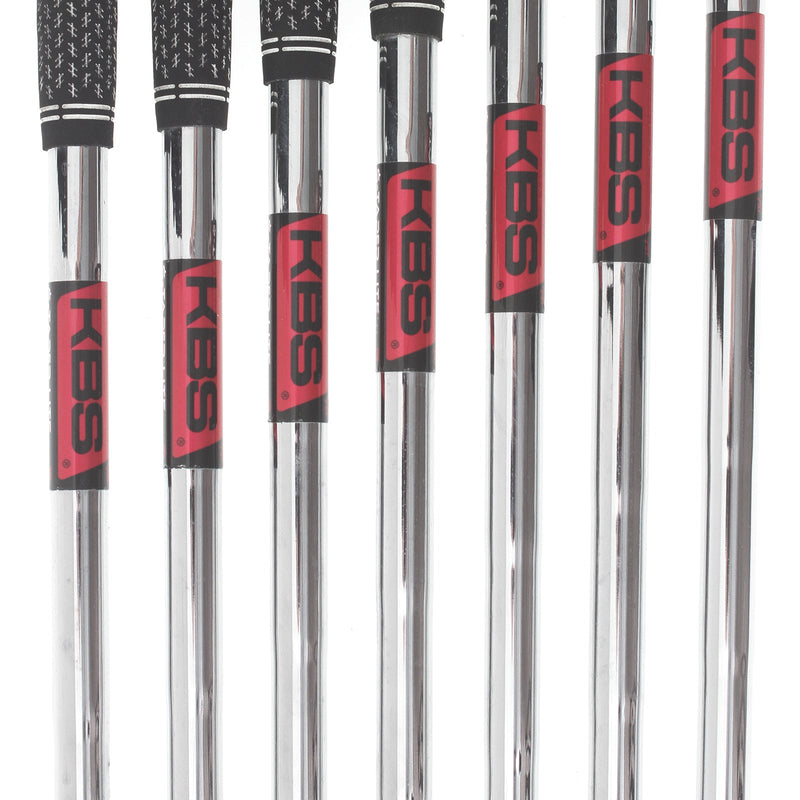 Cobra Forged Tec 22 Steel Mens Left Hand Irons 4-PW Regular - KBS $-Taper Lite