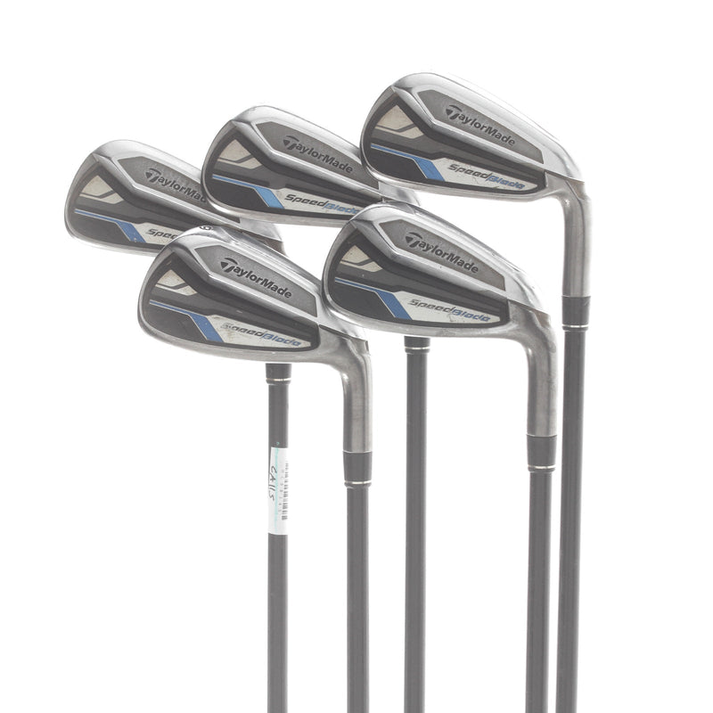 TaylorMade Speedblade Graphite Mens Right Hand Irons 5-9 Regular - TaylorMade Volex T 65g