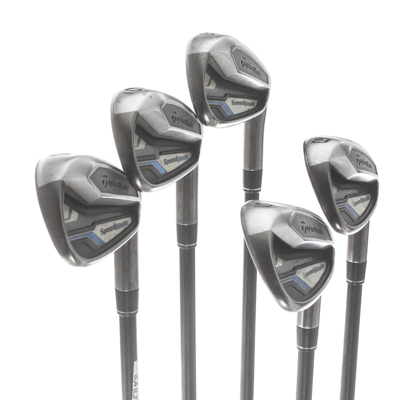 TaylorMade Speedblade Graphite Mens Right Hand Irons 5-9 Regular - TaylorMade Volex T 65g