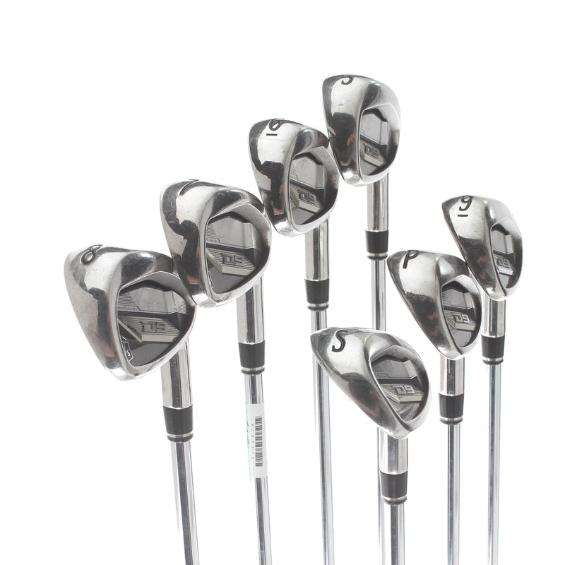 Wilson Staff D9 Steel Mens Right Hand Irons 5-SW Regular - KBS Max Ultralite