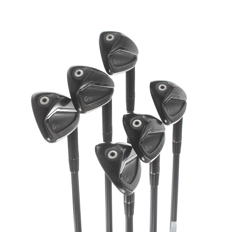Ping G710 Graphite Mens Right Hand Irons 5-PW Blue Dot 1* Upright Regular - Ping Alta CB AWT