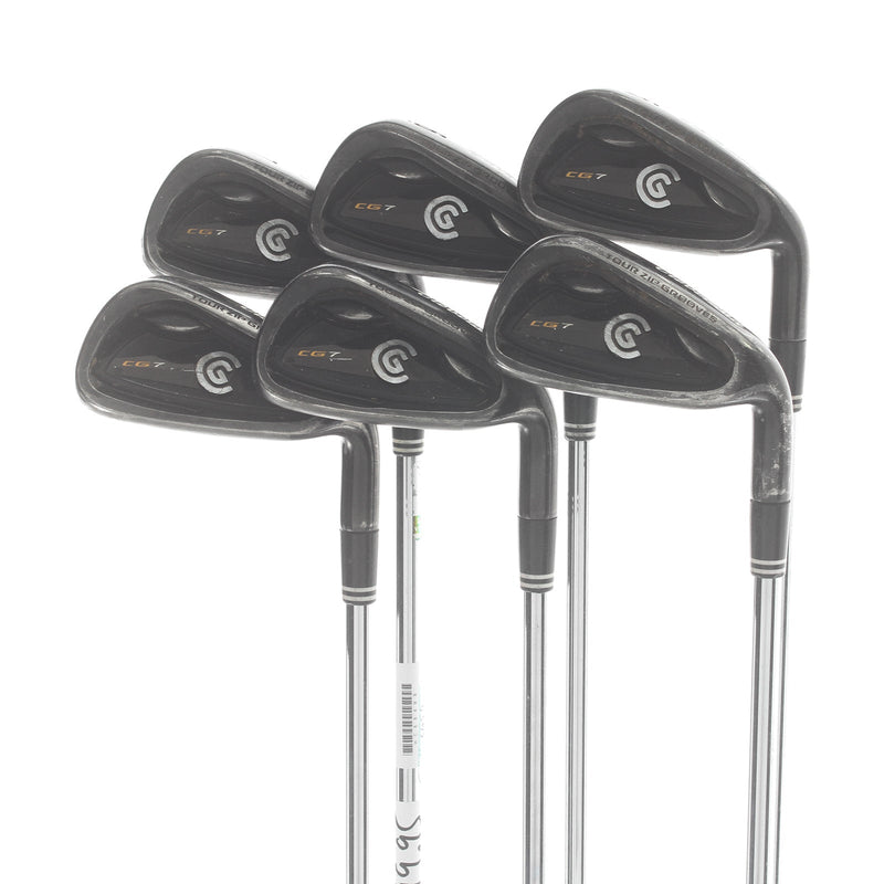 Cleveland CG7 Black Pearl Steel Mens Right Hand Irons 5-PW Regular - Cleveland Flight Speed