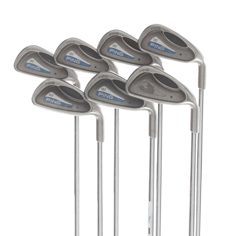 Ping G2 Steel Mens Right Hand Irons 3-9 Blue Dot 1* Upright Regular -