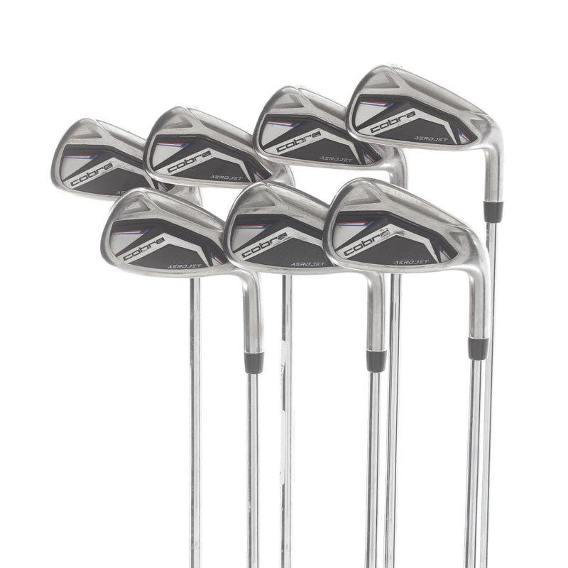 Cobra Aerojet Steel Mens Right Hand Irons 5-GW Regular - KBS $-Taper 110