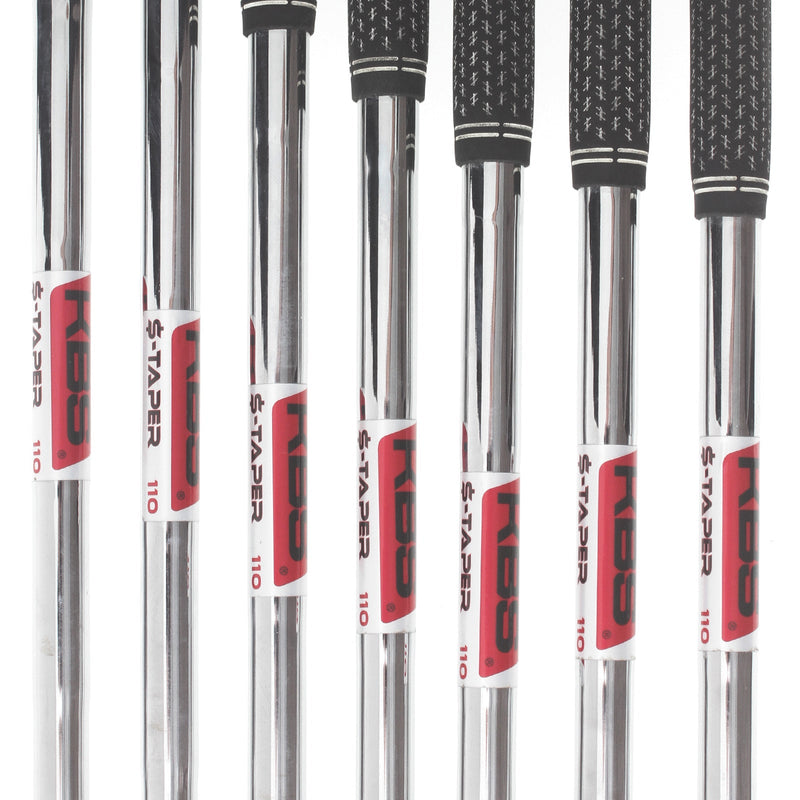 Cobra Aerojet Steel Mens Right Hand Irons 5-GW Regular - KBS $-Taper 110