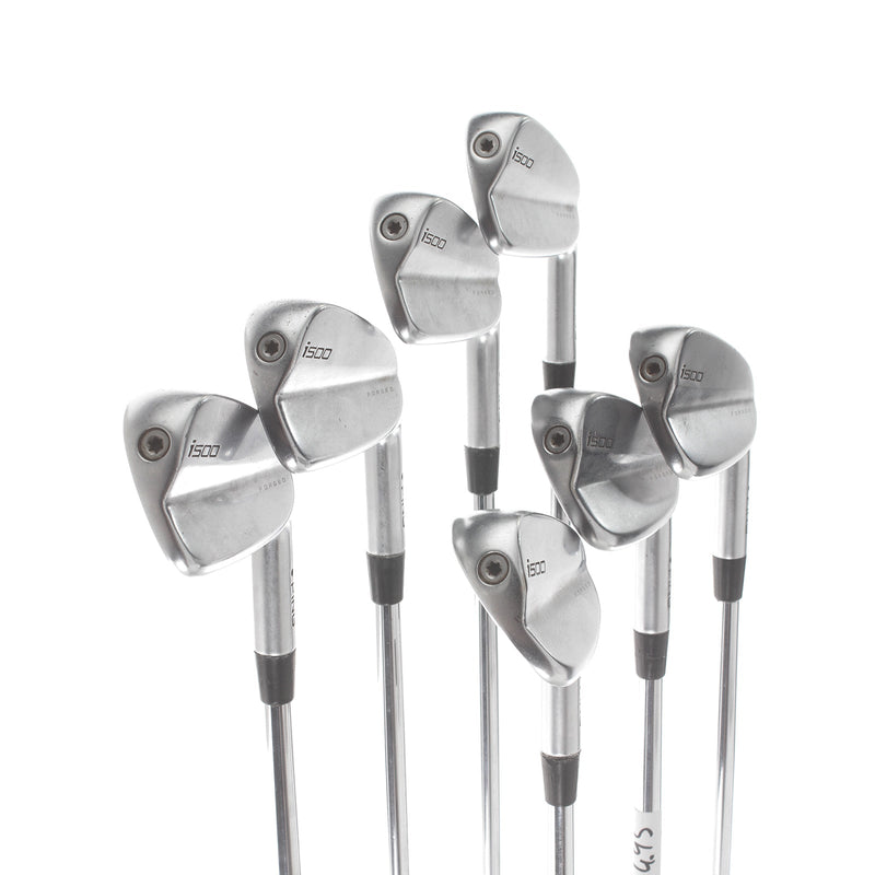 Ping i500 Steel Mens Right Hand Irons 4-PW Black Dot Stiff - Dynamic Gold 105 S300