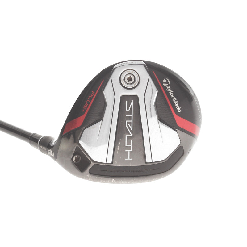 TaylorMade Stealth Plus+ Graphite Mens Right Hand Fairway 3 Wood 15* Regular - Fujikura Ventus Red 5-R