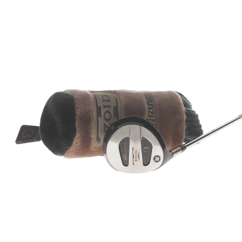 Mizuno T-Zoid Forged Steel Mens Left Hand Fairway 3 Wood 15* Regular - Dynalite Gold R400