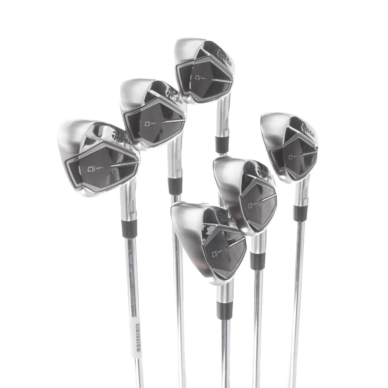 TaylorMade Qi Steel Mens Right Hand Irons 5-PW Regular - KBS Max 85