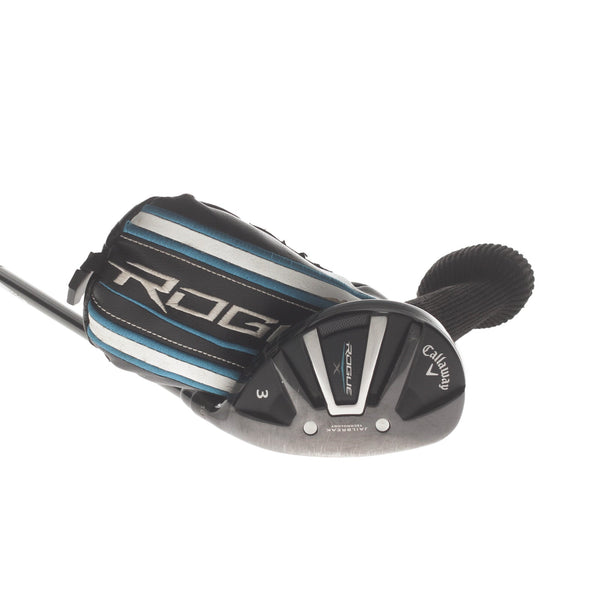 Callaway Rogue X Graphite Mens Right Hand 3 Hybrid 18* Regular - Aldila Synergy 60HY