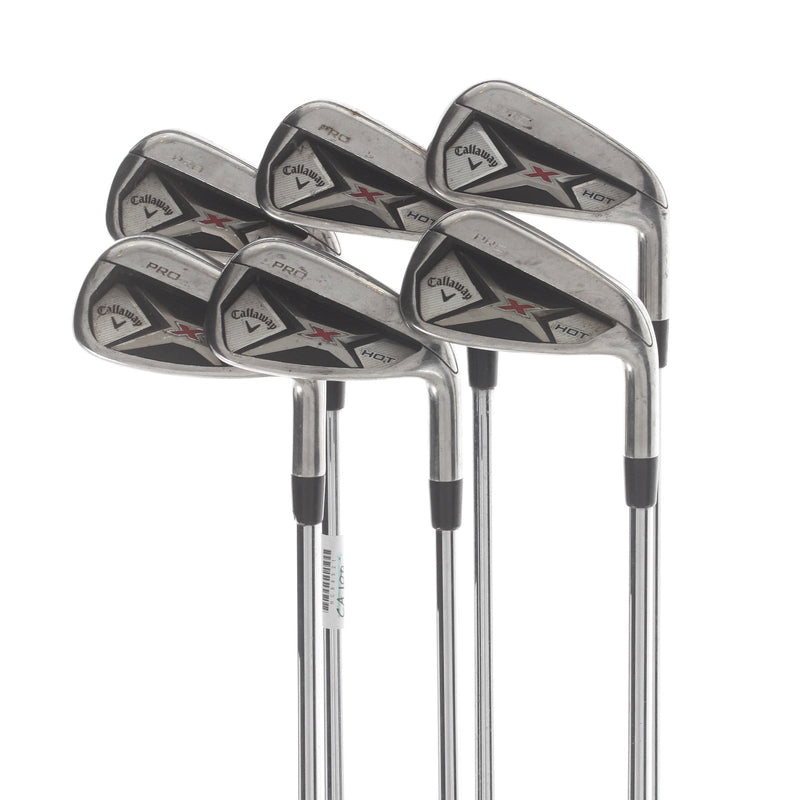 Callaway X Hot Pro Steel Mens Right Hand Irons 5-PW Stiff - Project X 95