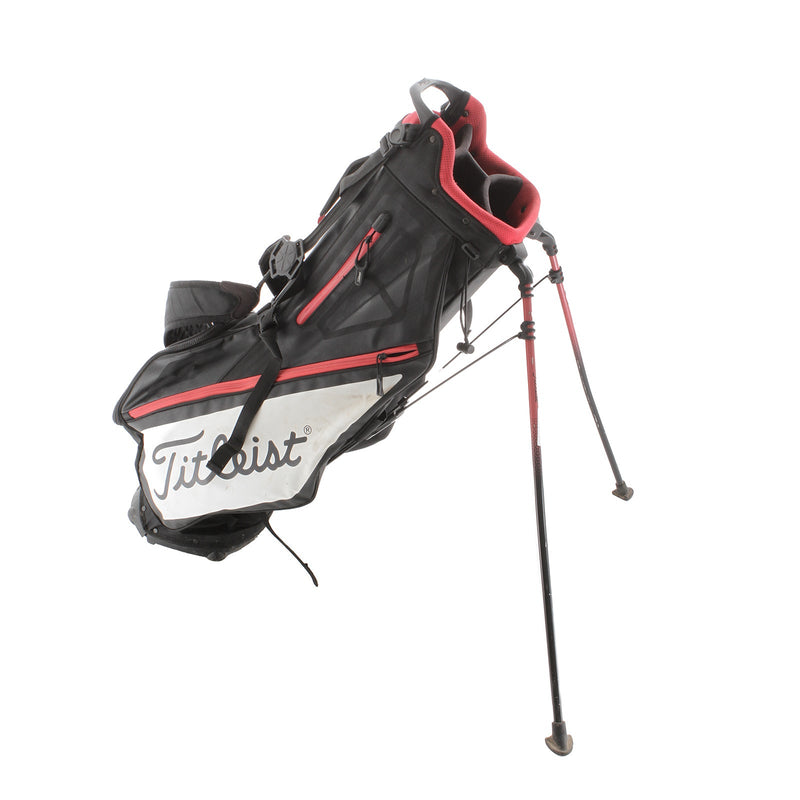 Titleist Stand Bag - Black/White/Red