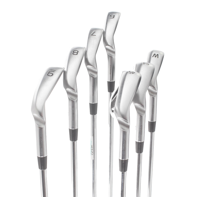 Ping G430 Steel Mens Right Hand Irons 6-GW+SW Blue Dot 1* Upright Regular - Ping AWT 2.0