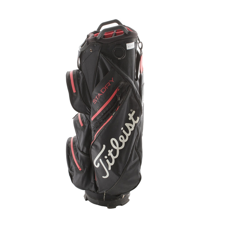 Titleist StaDry Cart Bag - Black/White/Red