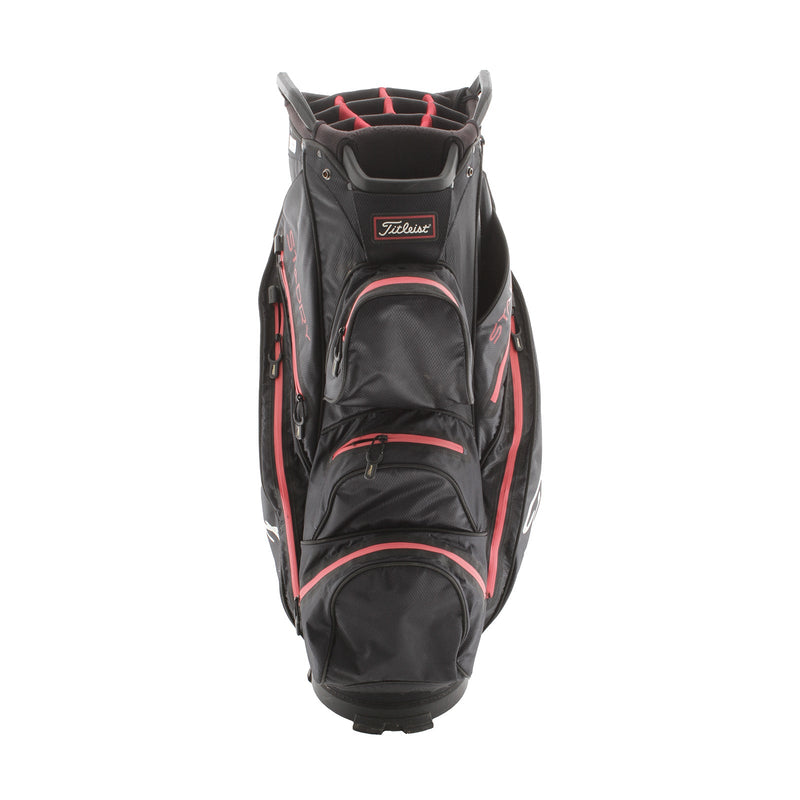 Titleist StaDry Cart Bag - Black/White/Red