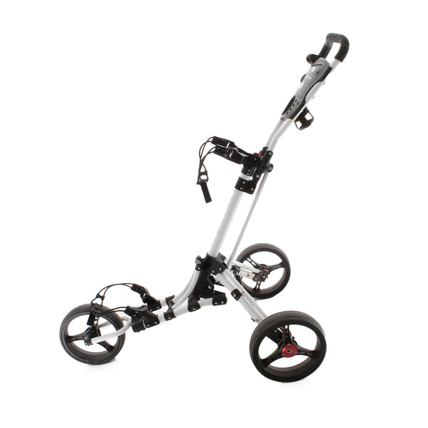 iCart Uno 3-Wheel Push/Pull Trolley - Black/White/Red