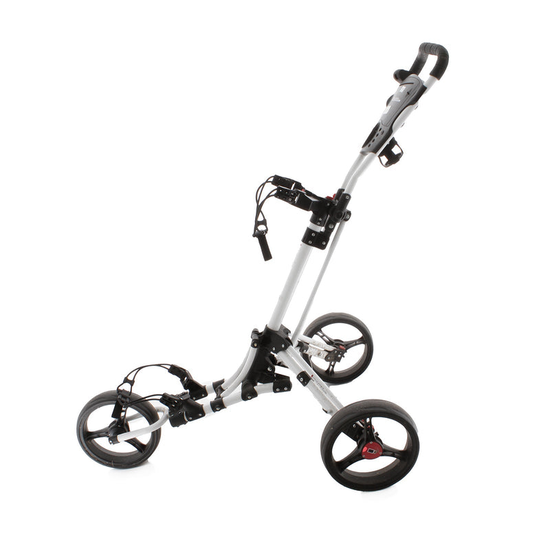 iCart Uno 3-Wheel Push/Pull Trolley - Black/White/Red