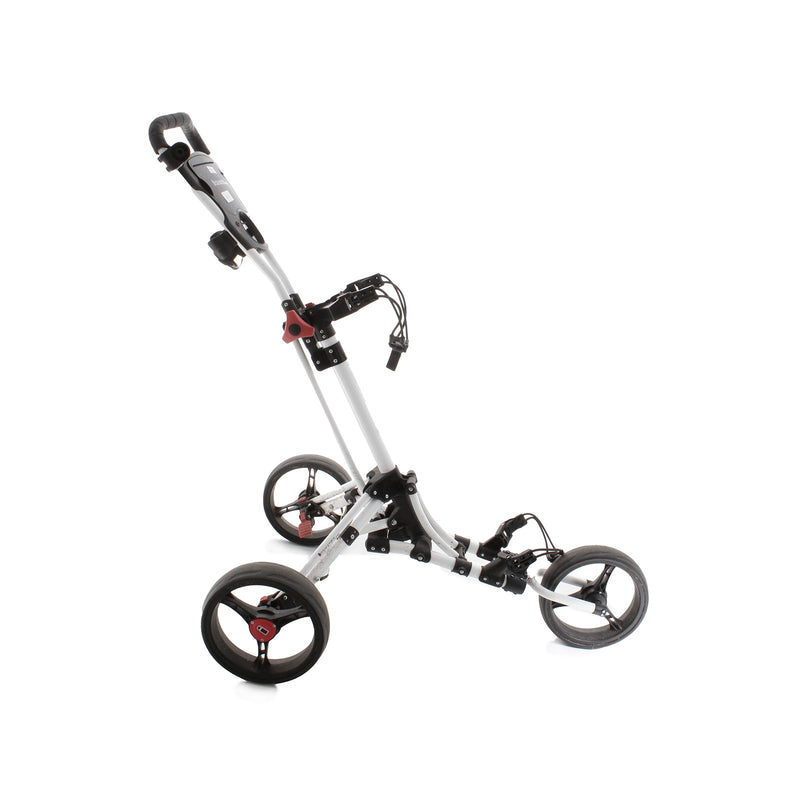 iCart Uno 3-Wheel Push/Pull Trolley - Black/White/Red