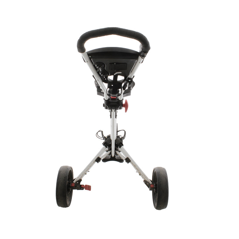 iCart Uno 3-Wheel Push/Pull Trolley - Black/White/Red