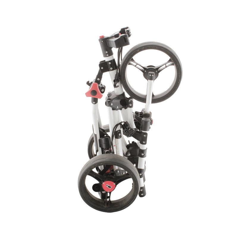 iCart Uno 3-Wheel Push/Pull Trolley - Black/White/Red