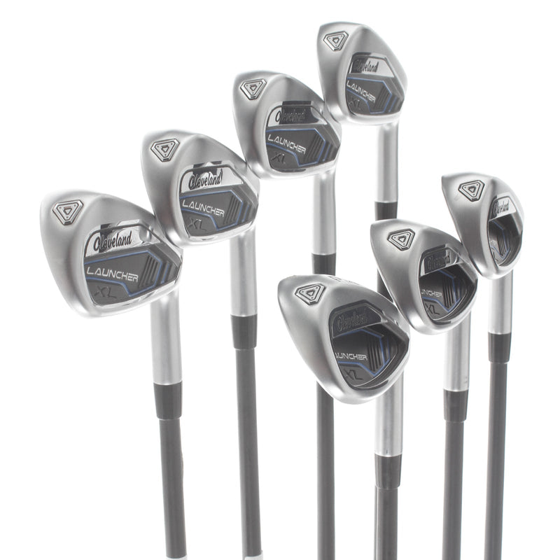 Cleveland Launcher XL Graphite Mens Right Hand Irons 4-PW Regular - Project X Catalyst 5.5 60