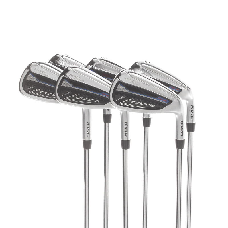 Cobra Radspeed One Length Steel Mens Right Hand Irons 5-PW Regular - KBS Tour 90