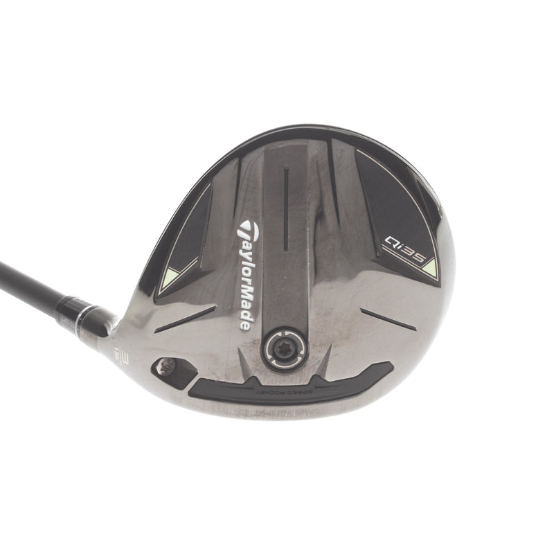 TaylorMade Qi35 Graphite Mens Right Hand Fairway 3 Wood 15* Stiff - Fujikura Ventus Blue 6-S