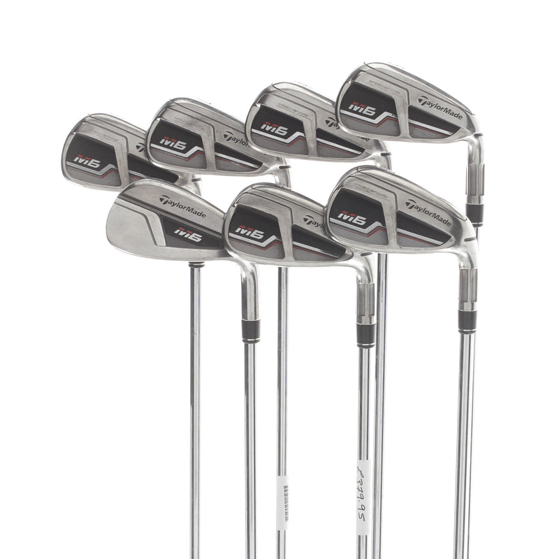 TaylorMade M6 Steel Mens Right Hand Irons 5-AW Regular - KBS Max 85