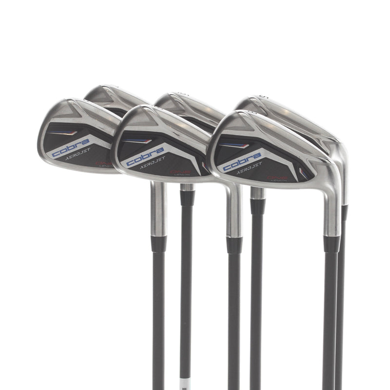 Cobra Aerojet One Length Graphite Mens Right Hand Irons 5-PW Regular - KBS PGI 75