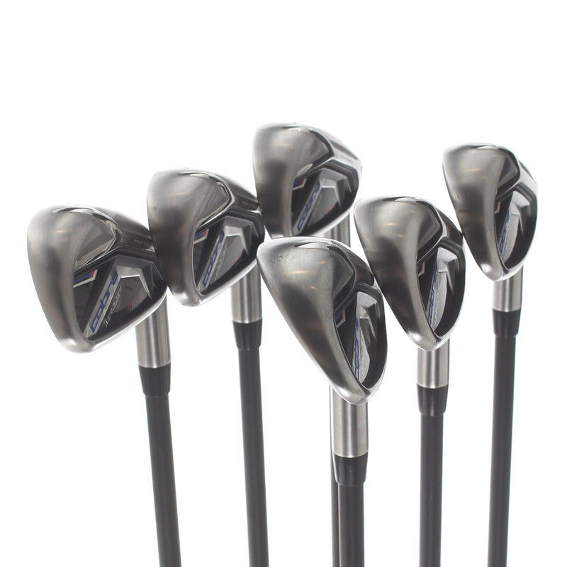 Cobra Aerojet One Length Graphite Mens Right Hand Irons 5-PW Regular - KBS PGI 75