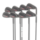 Callaway RAZR X Black Graphite Mens Right Hand Irons 5-SW+AW Regular - Callaway