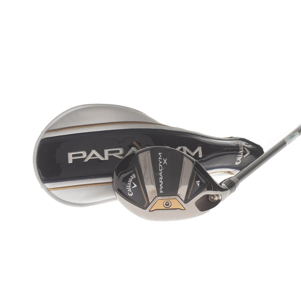 Callaway Paradym X Graphite Mens Left Hand 4 Hybrid 21* Stiff - Hzrdus Silver 6.0 75g