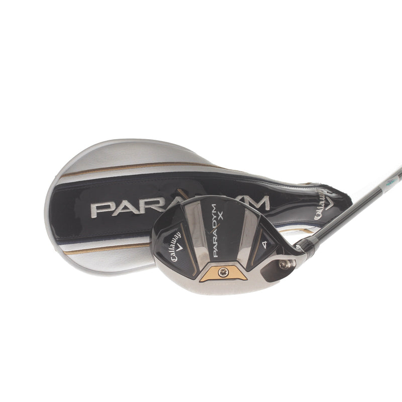 Callaway Paradym X Graphite Mens Left Hand 4 Hybrid 21* Stiff - Hzrdus Silver 6.0 75g