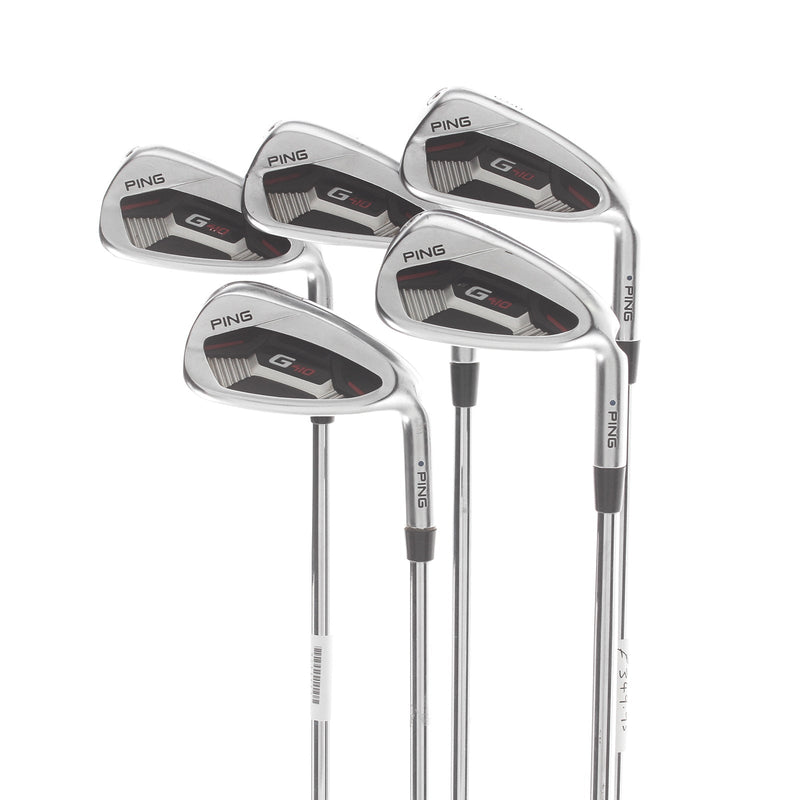 Ping G410 Steel Mens Right Hand Irons 6-PW Blue Dot 1* Upright Stiff - Dynamic Gold 120
