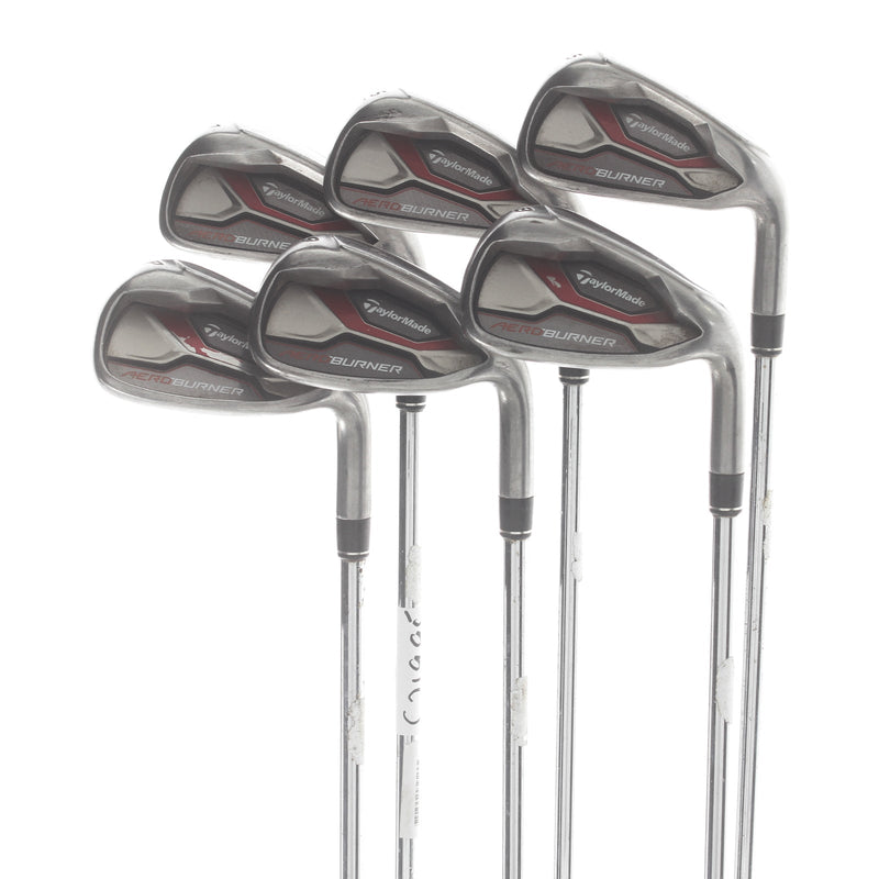 TaylorMade Aeroburner Steel Mens Right Hand Irons 5-PW Stiff - REAX Steel 88