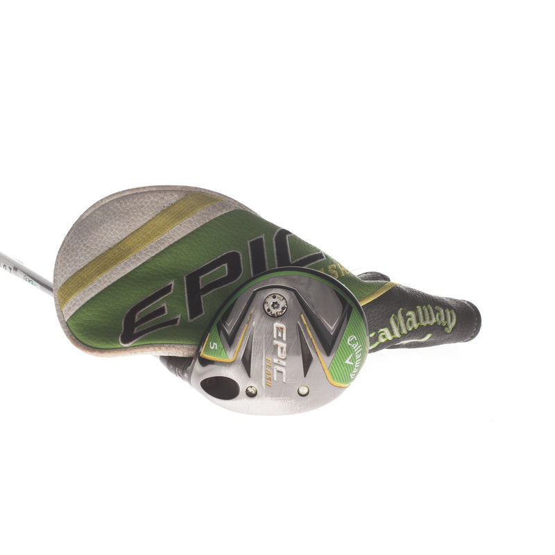 Callaway Epic Flash Graphite Mens Right Hand Fairway 5 Wood 18* Stiff - Evenflow 6.0 65g