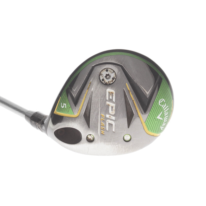 Callaway Epic Flash Graphite Mens Right Hand Fairway 5 Wood 18* Stiff - Evenflow 6.0 65g