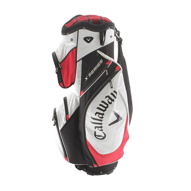 Callaway X-Series Cart Bag - White/Black/Red