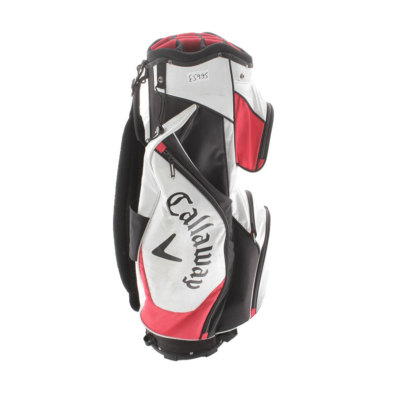 Callaway X-Series Cart Bag - White/Black/Red