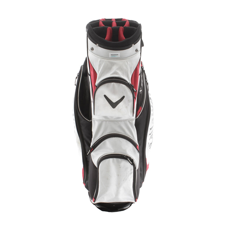 Callaway X-Series Cart Bag - White/Black/Red