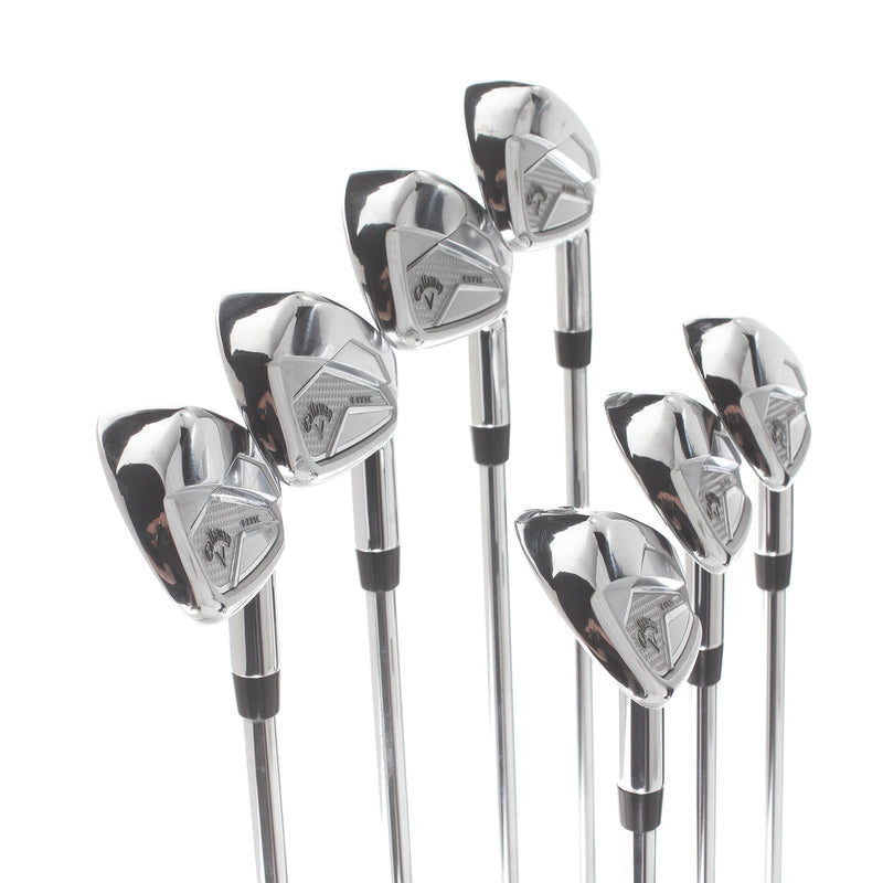 Callaway Elyte Steel Mens Right Hand Irons 5-AW Stiff - True Temper Vector 90g