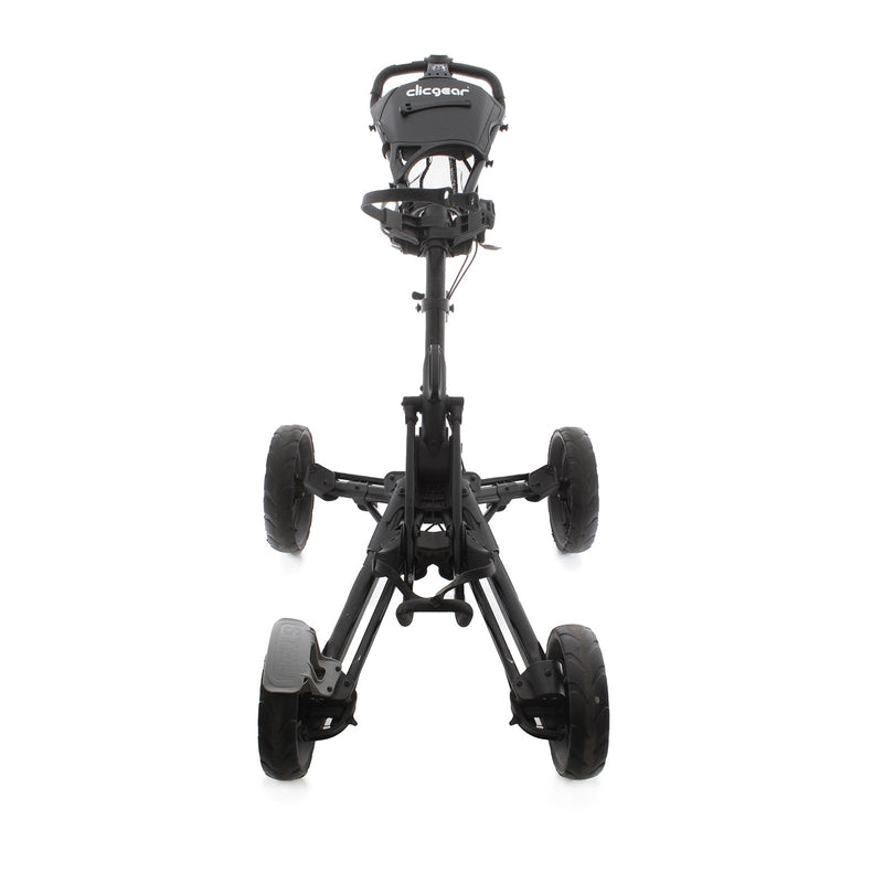 Clicgear 8.0 + 3-Wheel Push/Pull Trolley - Black