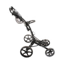 Clicgear 8.0 + 3-Wheel Push/Pull Trolley - Black